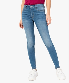 jean skinny taille normale delave femme grisF865601_1