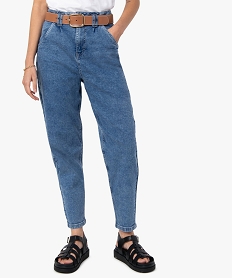 SANDALE BLEU PANTALON DOUBLE STONE