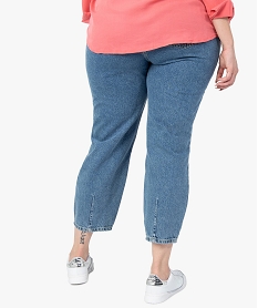 jean femme grande taille coupe slouchy bleu pantalons et jeansF868701_3