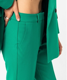 pantalon de tailleur femme vert pantalonsF872701_3