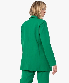 veste blazer fermeture croisee femme vert vestesF879501_3