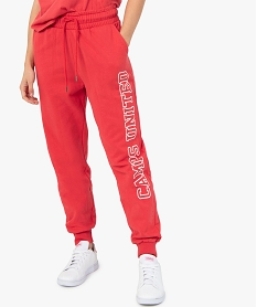 GEMO Pantalon de jogging femme – Camps United Rose