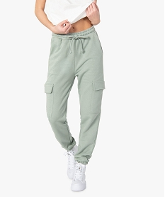 MANTEAU CAMEL PANTALON VERT AQUA