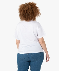 tee-shirt femme grande taille avec motif xxl - powerpuff girl blancF910001_3