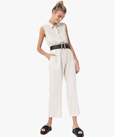 GEMO Combinaison pantalon femme sans manches Imprimé