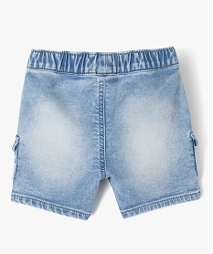bermuda bebe garcon en jean delave bleu shortsF930301_3