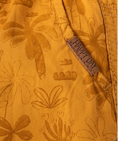 bermuda en toile a taille elastiquee bebe garcon jaune shortsF931901_2