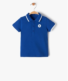 polo bebe garcon a manches courtes - lulucastagnette bleu polosF939301_1