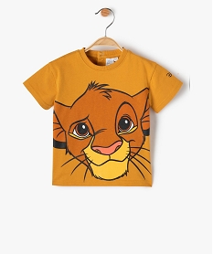 tee-shirt bebe garcon avec motif le roi lion - disney jauneF943801_1