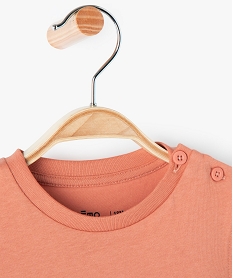 tee-shirt bebe garcon avec motif orange tee-shirts manches courtesF944701_2