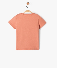 tee-shirt bebe garcon avec motif orange tee-shirts manches courtesF944701_3