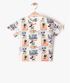 GEMO Tee-shirt bébé garçon avec motif Mickey - Disney Beige