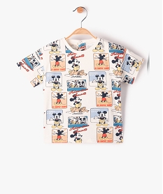 GEMO Tee-shirt bébé garçon avec motif Mickey - Disney Beige