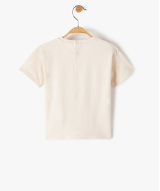 tee-shirt bebe garcon avec motif mickey - disney beigeF945101_3
