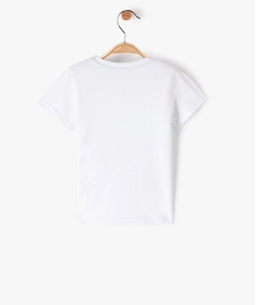 tee-shirt bebe garcon a manches courtes a motif blancF945901_3