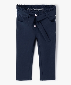 GEMO Pantalon bébé fille forme carotte - LuluCastagnette Bleu