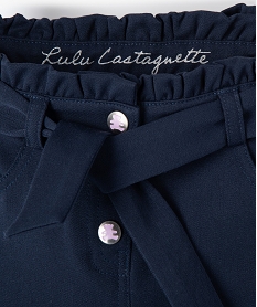 pantalon bebe fille forme carotte - lulucastagnette bleuF953901_2