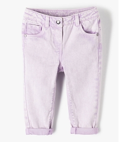 SWEAT ECRU PANTALON VIOLET