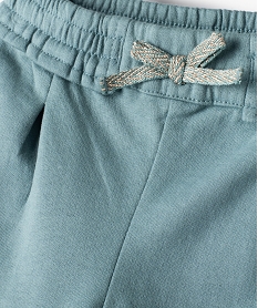 pantalon de jogging avec pinces bebe fille bleuF959001_2