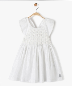 GEMO Robe de cérémonie bébé fille – LuluCastagnette Blanc