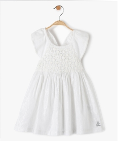 GEMO Robe de cérémonie bébé fille – LuluCastagnette Blanc
