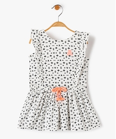 GEMO Robe bébé fille imprimée avec volants - LuluCastagnette Beige