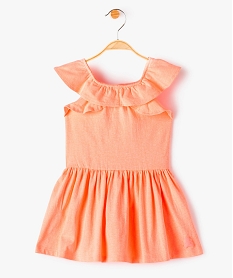 GEMO Robe bébé fille en maille avec col volanté - LuluCastagnette Rose