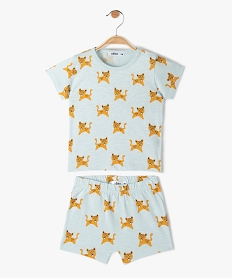 GEMO Pyjama bébé 2 pièces à motifs Bleu