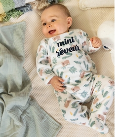GEMO Pyjama bébé garçon en velours avec motifs koalas Multicolore