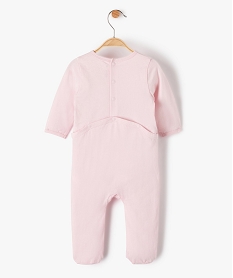 pyjama bebe en jersey imprime a pont-dos roseF983701_3