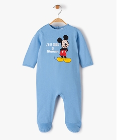 pyjama bebe en jersey motif mickey - disney bleuF984601_1