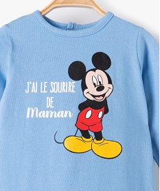 pyjama bebe en jersey motif mickey - disney bleuF984601_2