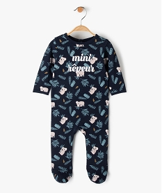 GEMO Pyjama bébé en jersey imprimé koalas Bleu