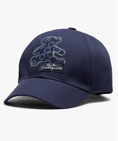 GEMO Casquette bébé fille motif ours brodé - LuluCastagnette Bleu