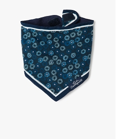 GEMO Foulard bébé forme bandana à motifs fleuris – LuluCastagnette Bleu