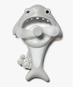 GEMO Ventilateur manuel pour enfant en forme de requin Gris