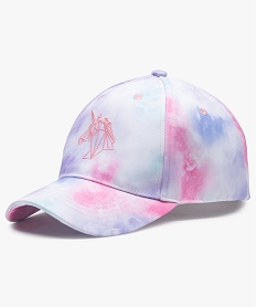 casquette fille tie-and-dye a motif licorne multicoloreF997201_1