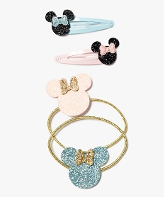 GEMO Accessoires cheveux fille avec motif Minnie (lot de 4) - Disney Multicolore