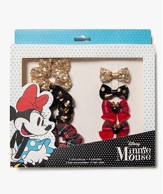 GEMO Set cheveux fille Minnie (7 pièces) - Disney Rouge