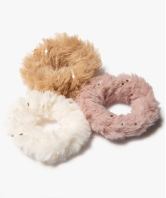 GEMO Chouchous fille en peluche (lot de 3) Beige