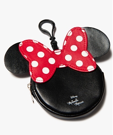 GEMO Porte-clés fille avec porte-monnaie Minnie - Disney Noir
