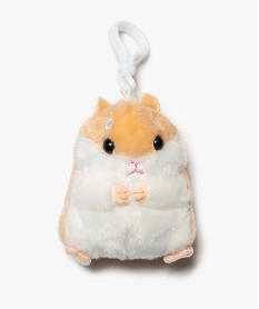 GEMO Porte-clés enfant hamster en peluche Beige