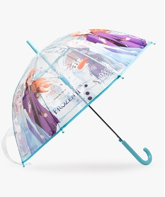 GEMO Parapluie enfant transparent imprimé La Reine des Neiges 2 - Disney Bleu