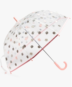 GEMO Parapluie enfant à motifs chats rose standard