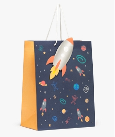 sac cadeau enfant avec motifs de l’espace bleu standardG011901_1