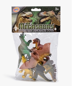 GEMO Pochette de 6 figurines dinosaures Multicolore