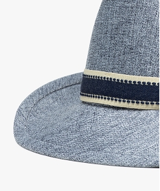 chapeau garcon trilby chine bleu standardG015301_3