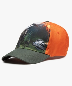 GEMO Casquette garçon snapback imprimée - Jurassic World orange standard