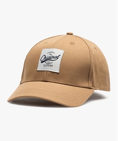 GEMO Casquette homme avec patch sur l’avant Beige