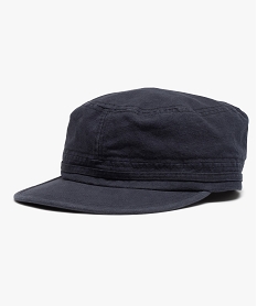 GEMO Casquette homme militaire avec large visière Bleu